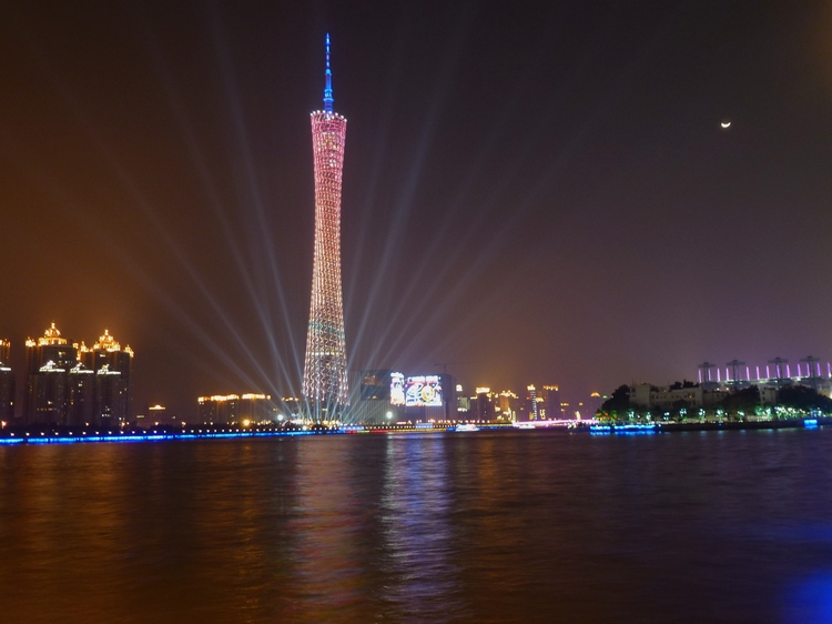 珠江夜景 摄影 边疆