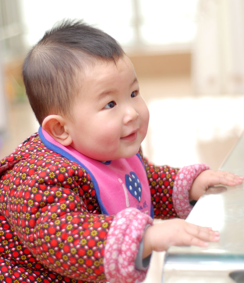 孙子初一的笑脸 摄影 凤儿龙子