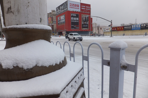 终于下了场雪 摄影 陇上汉