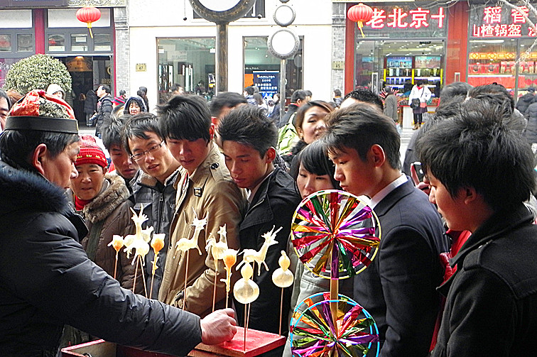 吹糖人 摄影 秋鹤与飞