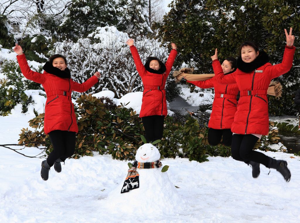 瘦西湖雪后 摄影 画舫听雨