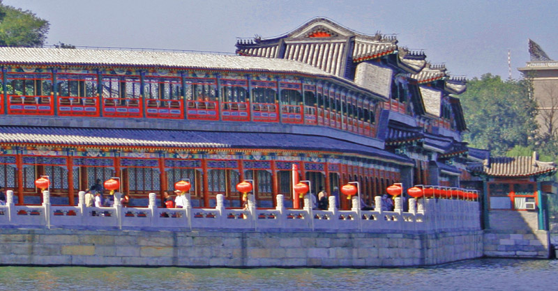 北京北海公园的古建筑 摄影 翰荣