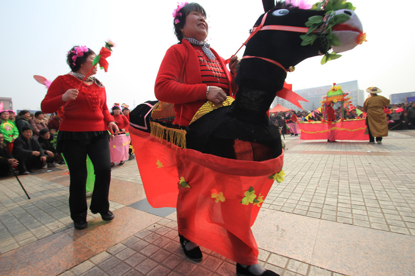 耍旱船 摄影 影子内阁