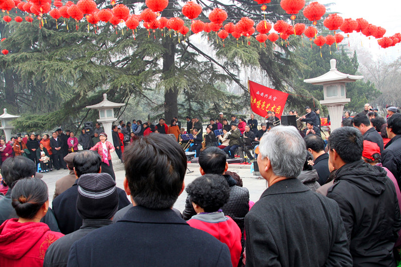 正月十五兴庆公园演出 摄影 神气