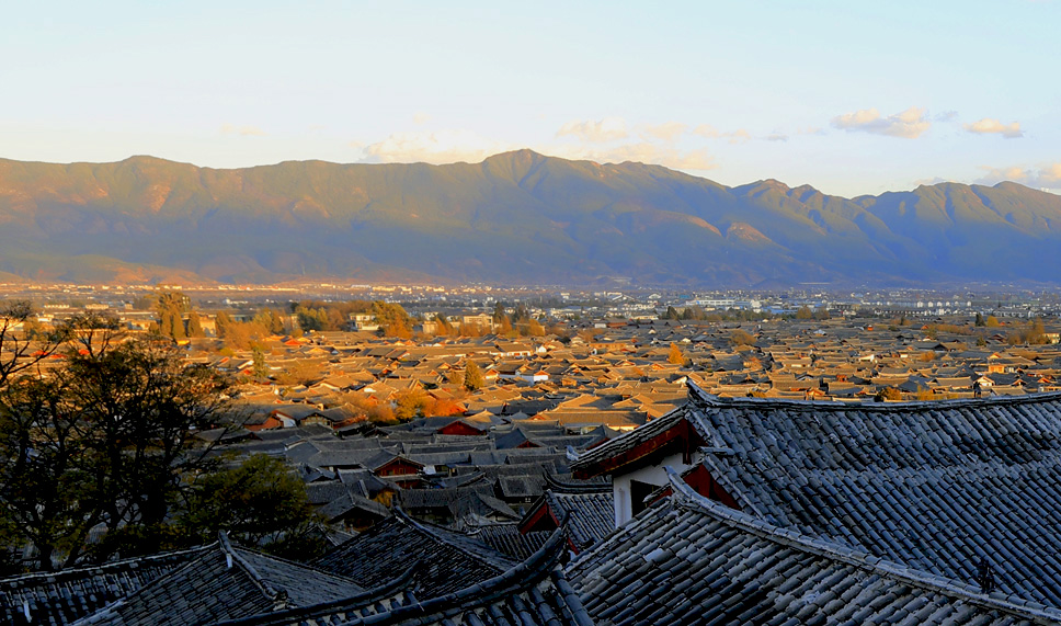 夕阳古城2 摄影 快乐鸽子