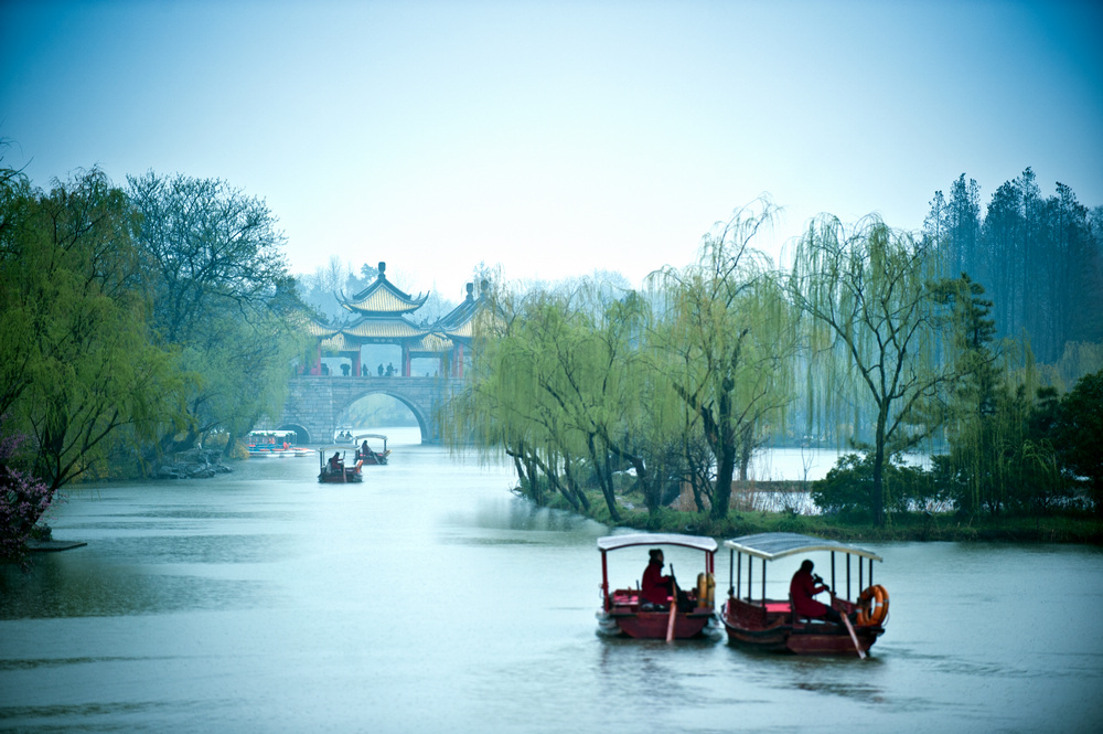 雨中瘦西湖 摄影 GO兔NEW