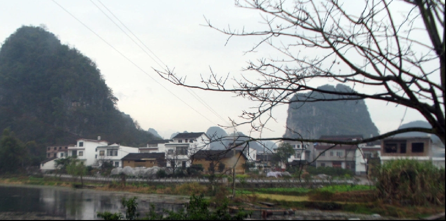 阳朔乡下 摄影 地王大厦