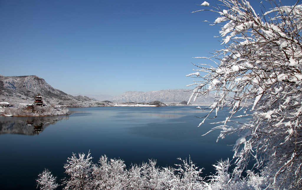 十三陵水库雪景 摄影 wbrobert