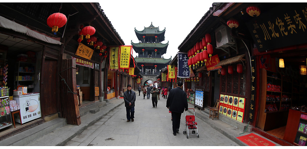 阆中古城街景(华光楼) 摄影 liuxiaozhong