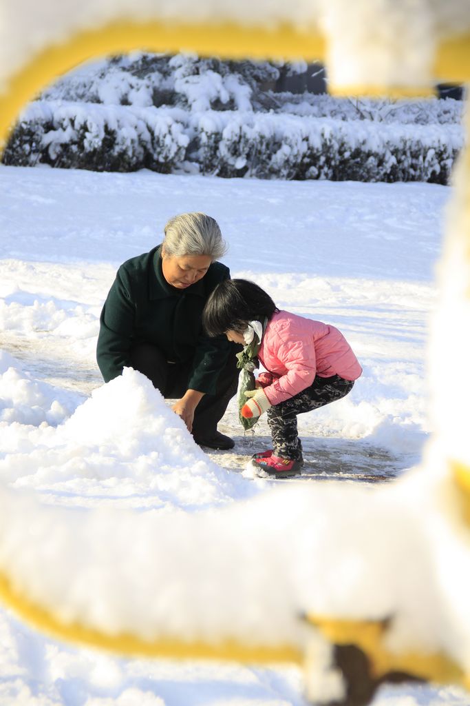 春分 春雪 摄影 月份牌