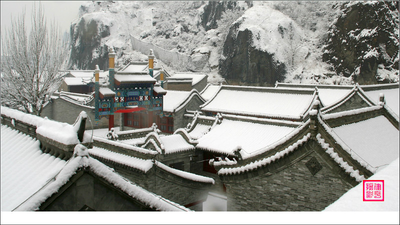 张家口大境门景区雪景 摄影 平方