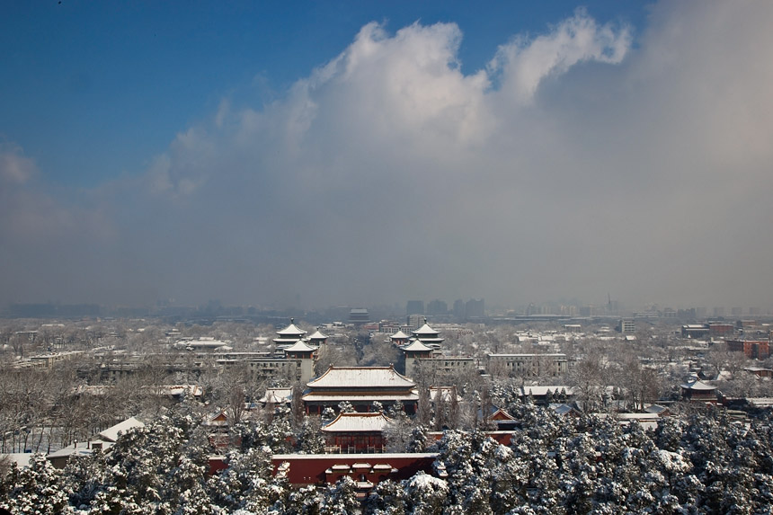 雪后京城 摄影 冰滴卡布