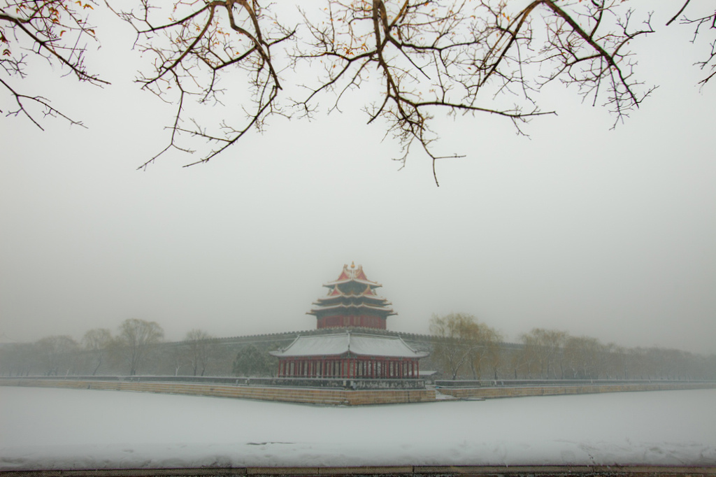 雪后角楼2 摄影 楚天舒