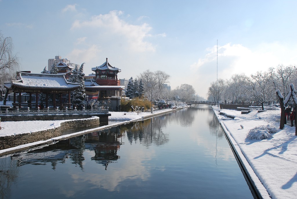 雪后小月河 摄影 原原