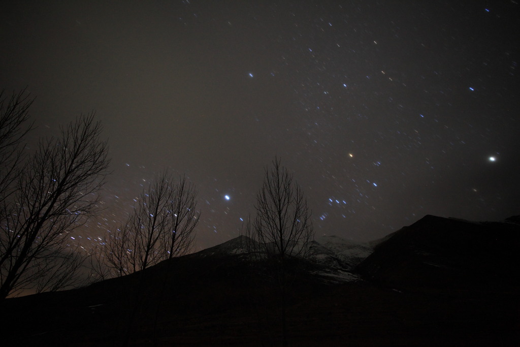 寒夜•星空 摄影 乌黑啊哈