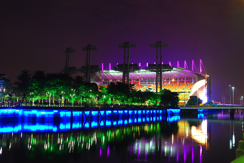 观台夜景 摄影 快乐天使小钟