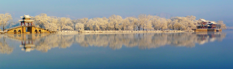 颐和园西堤雪景 摄影 刘7590