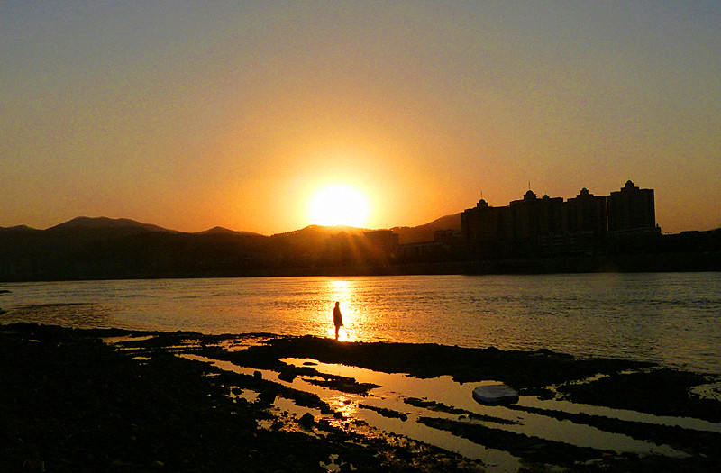 夕阳 摄影 悠然而来