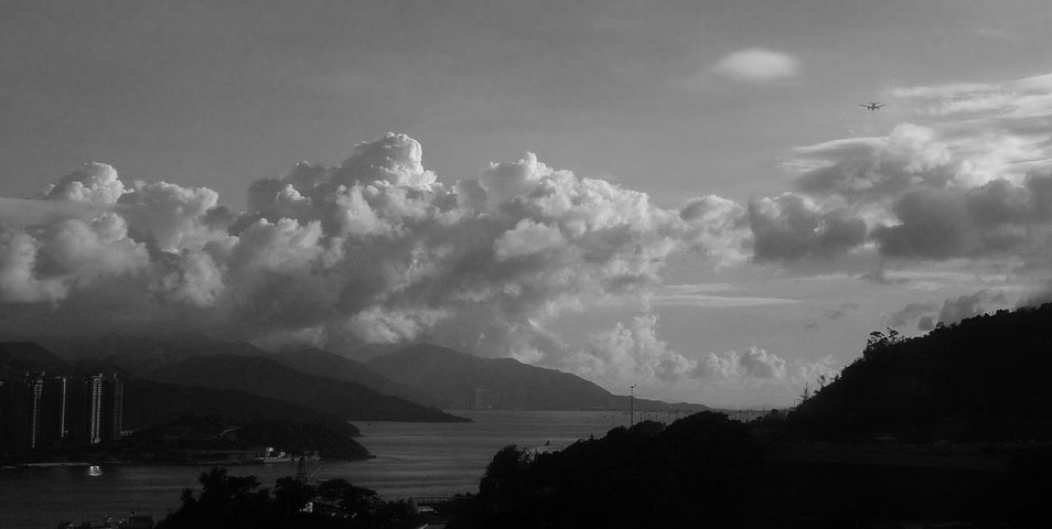 水道風景 摄影 黑白写真