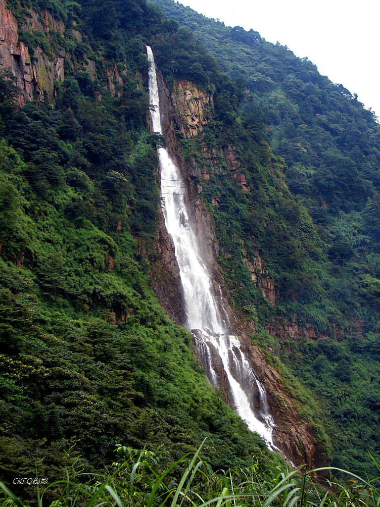 雅安高山飞瀑 1 摄影 ckfq