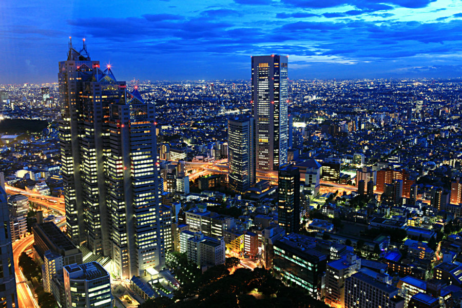 东京夜景 摄影 路过游侠