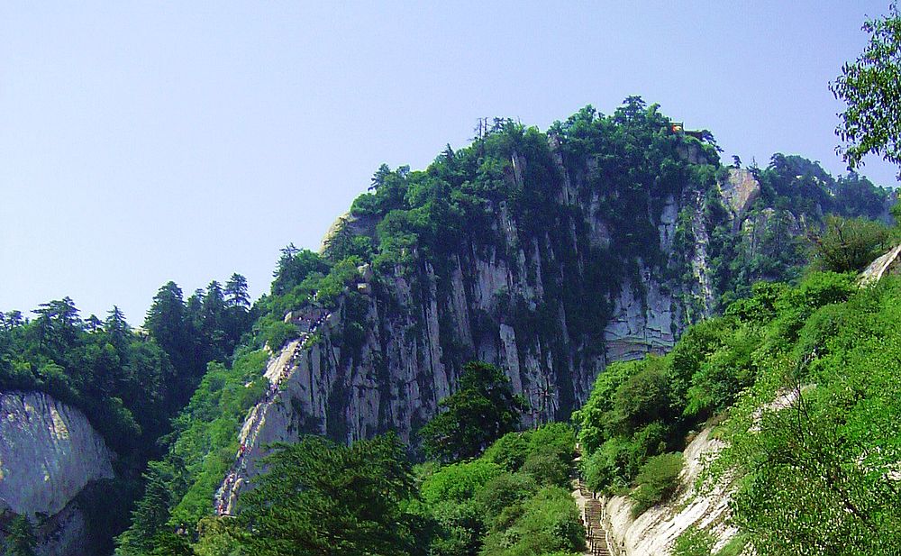 华山苍龙岭 摄影 西风胡杨