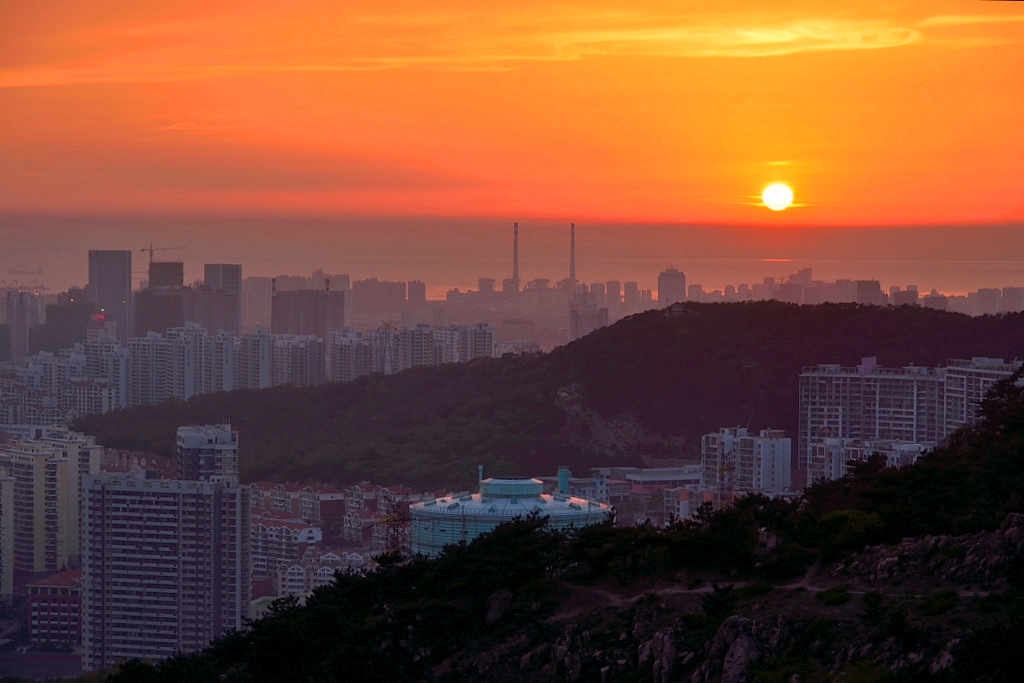 城市夕阳（点击放大） 摄影 Bluebay