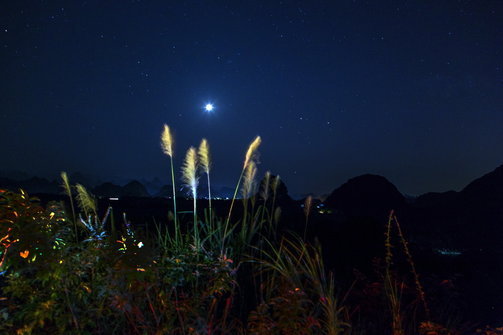 阳朔夜景 摄影 品味人生9598