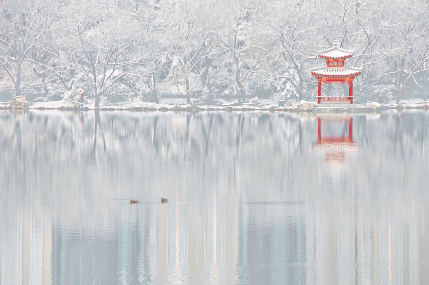 湖光雪色 摄影 门鼻儿