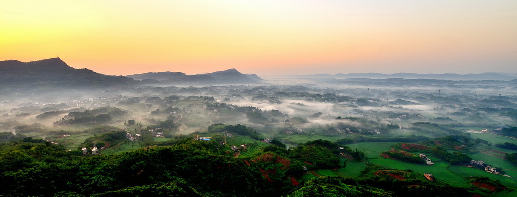 乡村晨景 摄影 wuyang