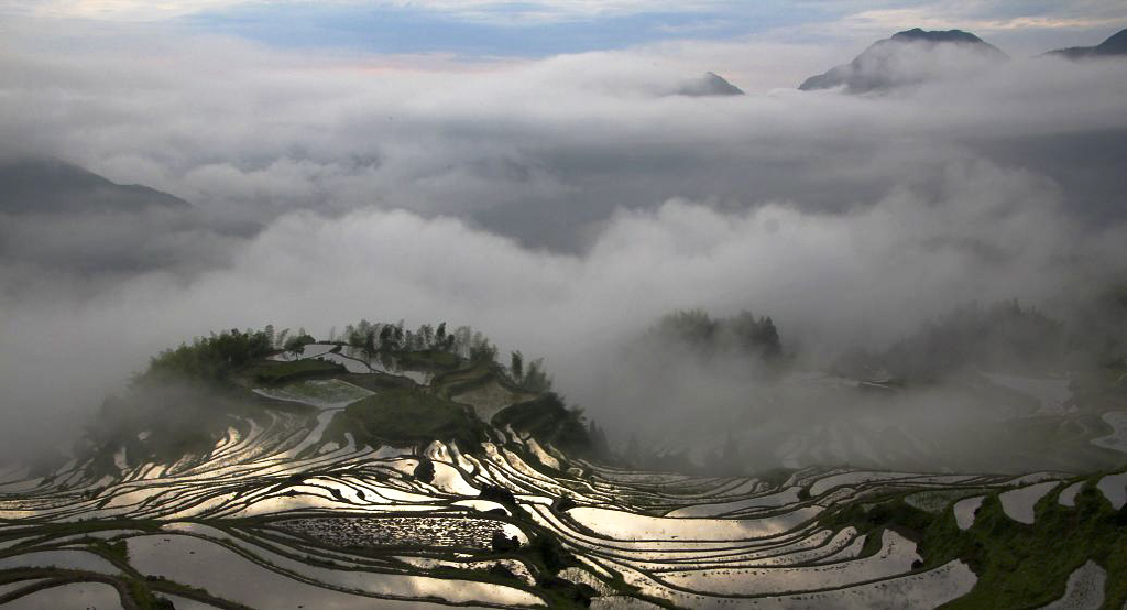 云和梯田 摄影 山野拜月