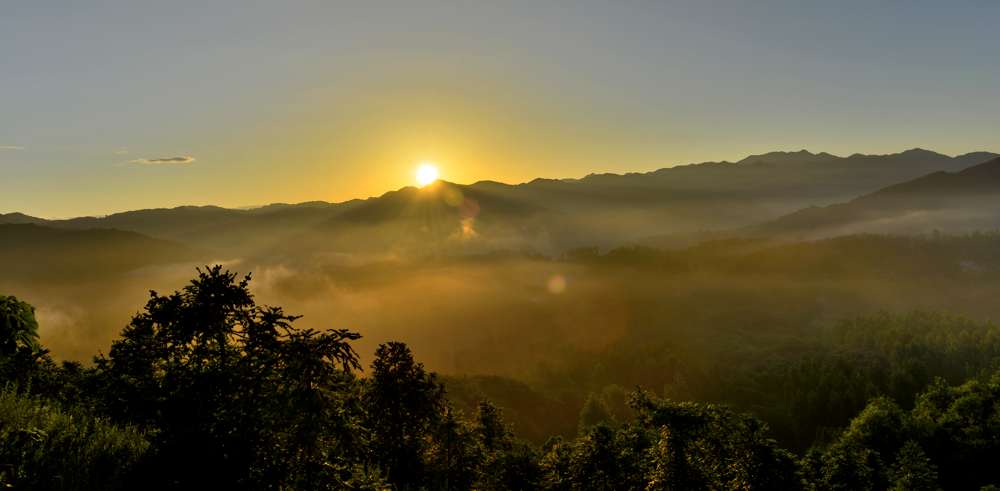 大别山日出 摄影 淮源山人