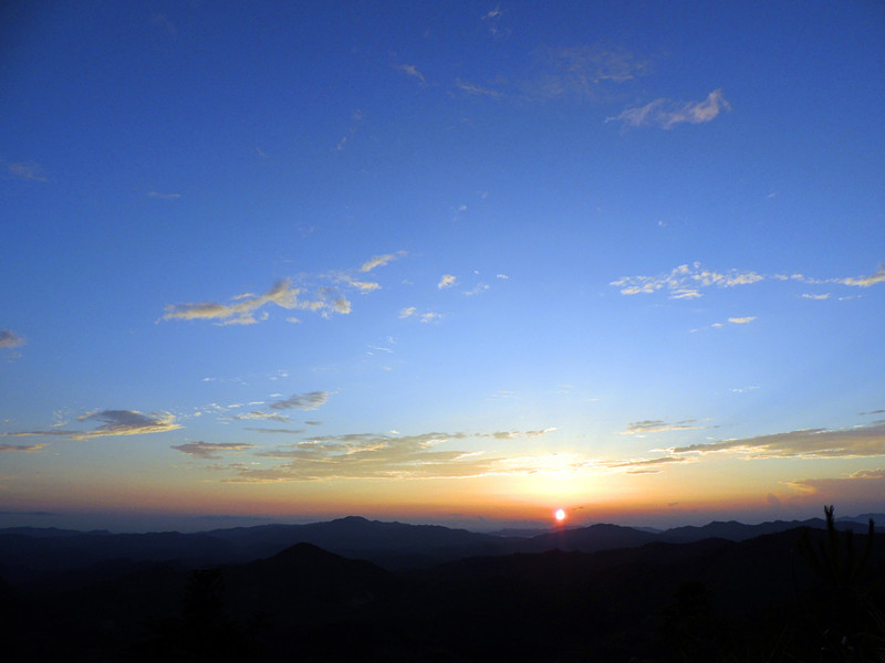 远山夕照 摄影 岚山风亭