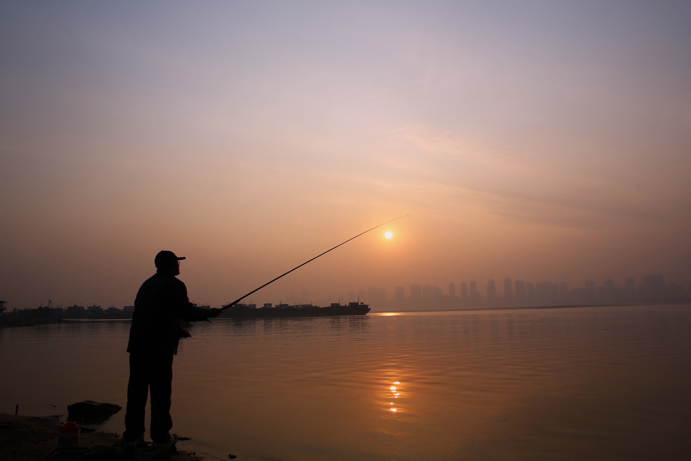 夕阳下 摄影 冠头领