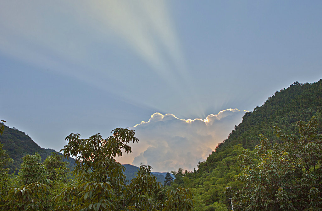 西天目山（1）光 摄影 路过游侠