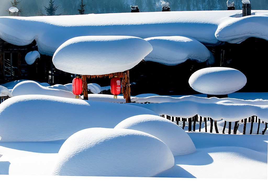 雪乡 摄影 驿路梨花