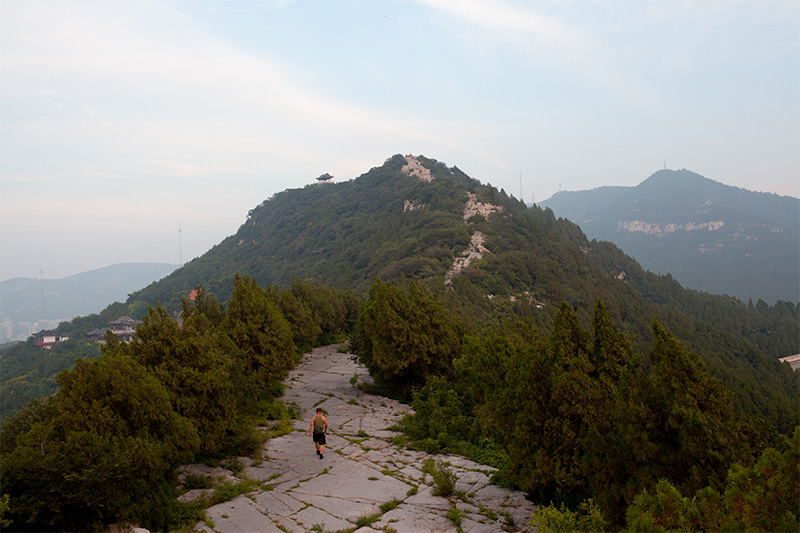 登山 摄影 秀水青山