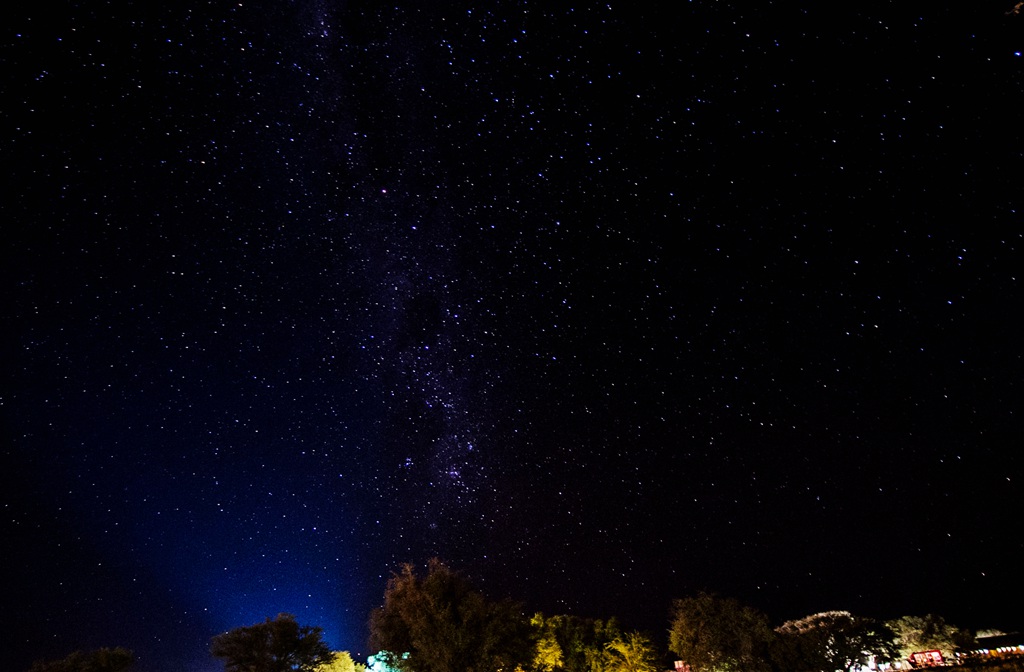 午夜星空 摄影 山野行者