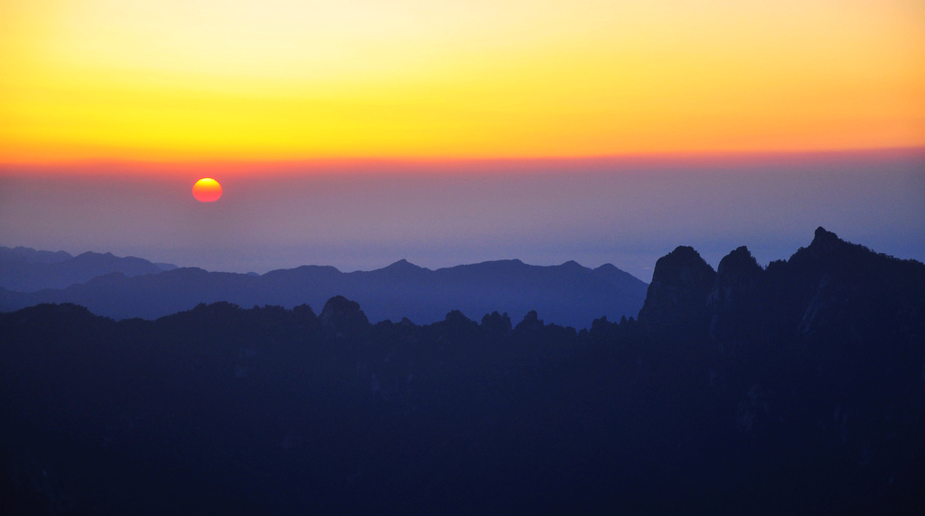 夕阳 摄影 阳光灿烂中