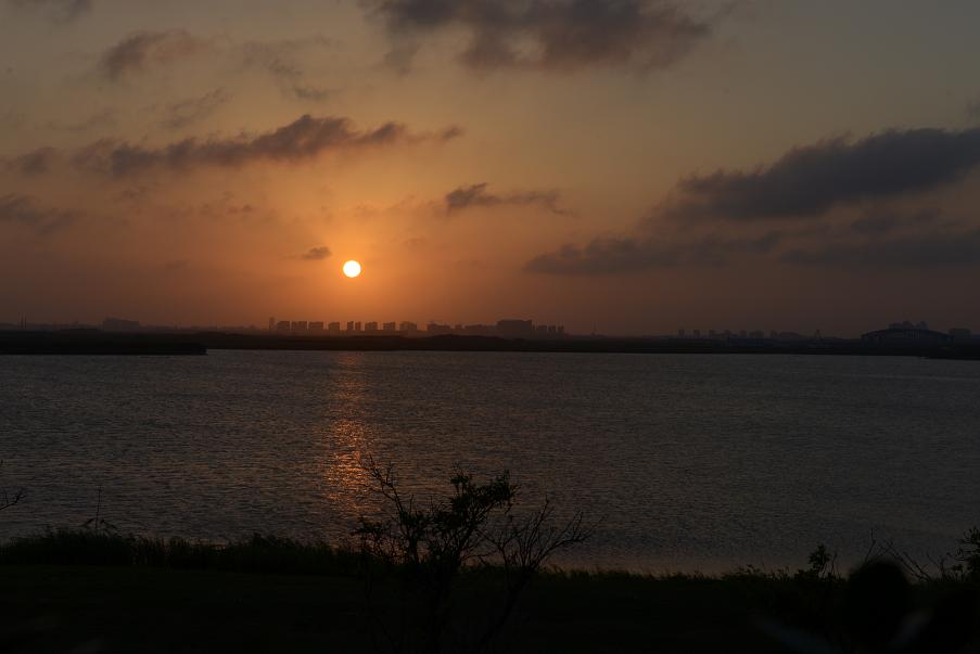 滴水湖日落 摄影 Geenfor