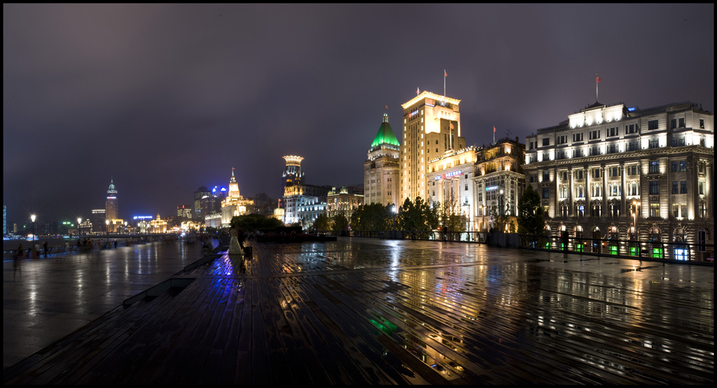 外滩夜景 摄影 光芒四射