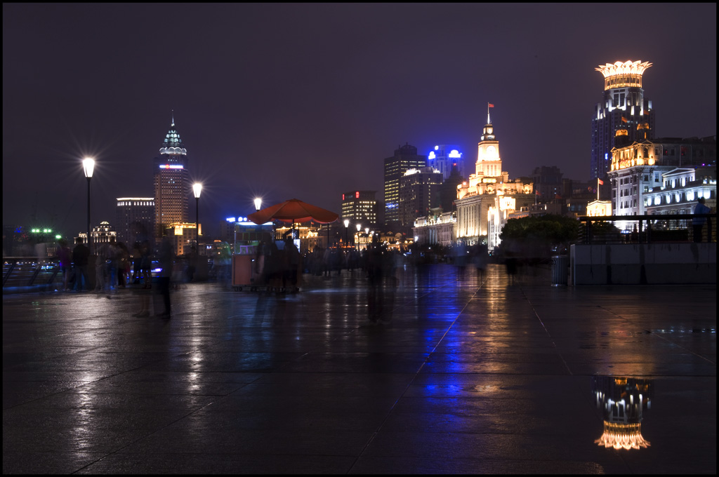 外滩夜景 摄影 光芒四射