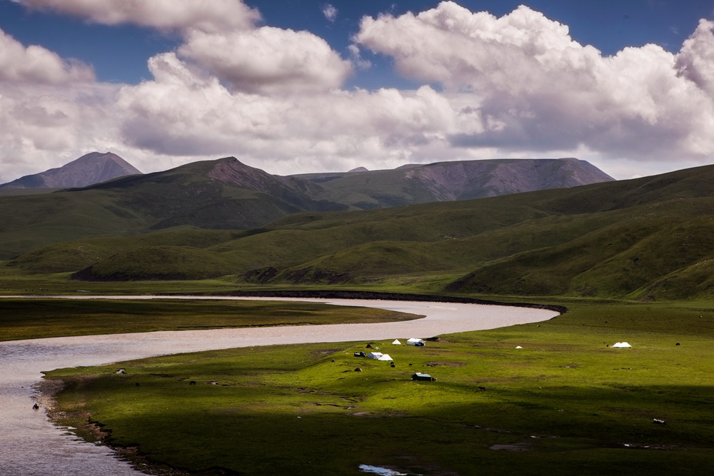 青海路上的风景 摄影 深圳蓝波