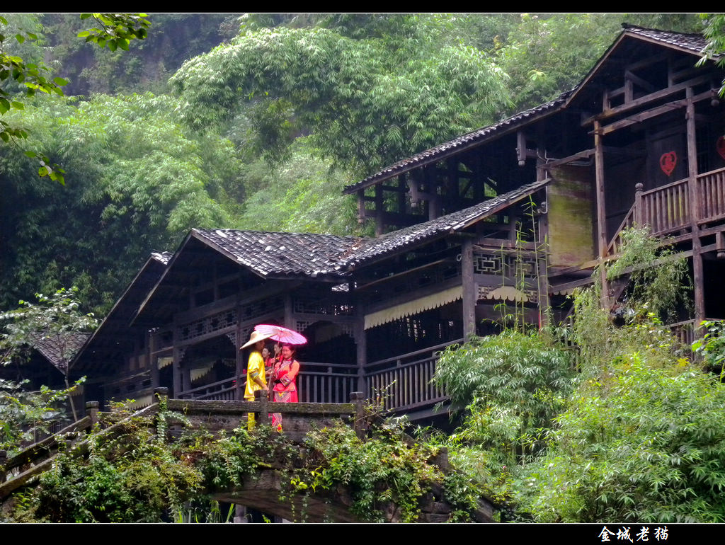 西陵峡口风景区 三峡人家13 摄影 金城老猫