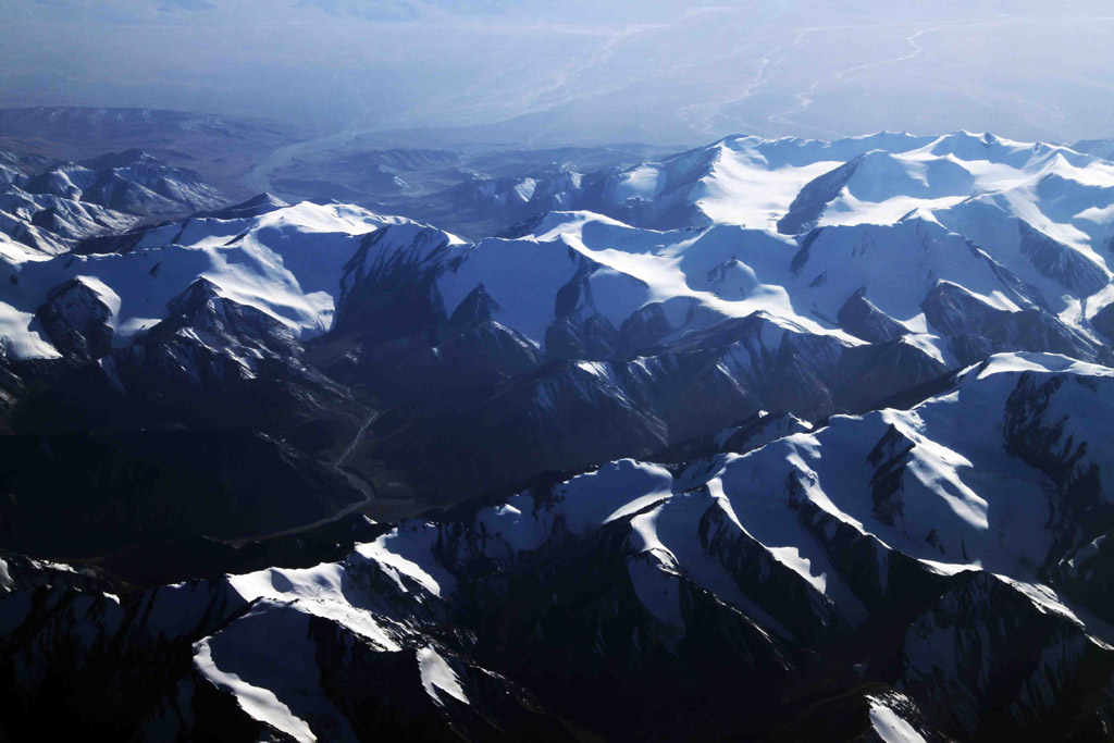 航拍雪山 摄影 山野归真