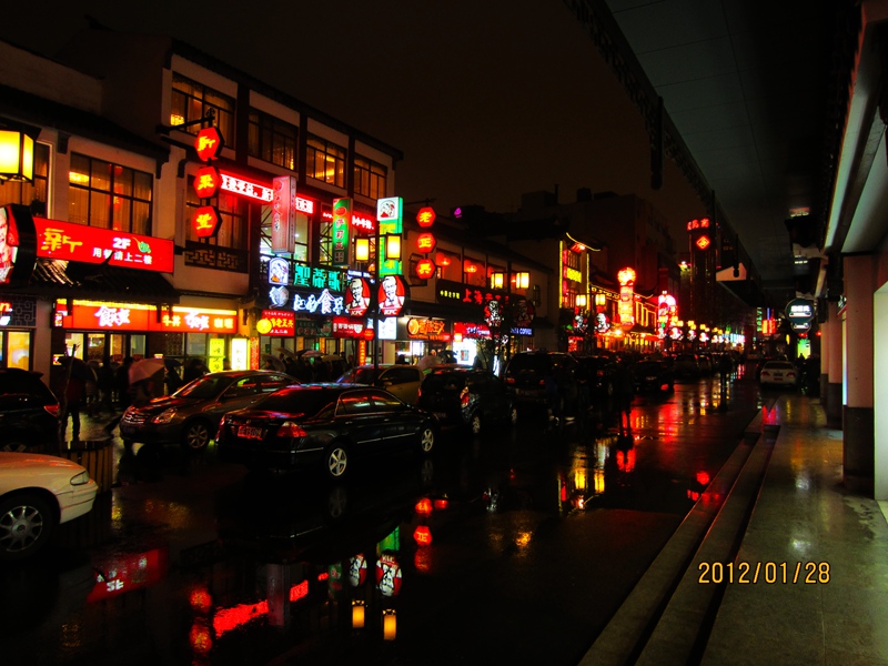 雨中街景 摄影 金鱼钩