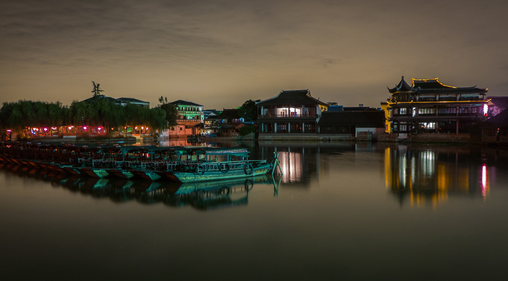 锦溪夜景 摄影 阿奎