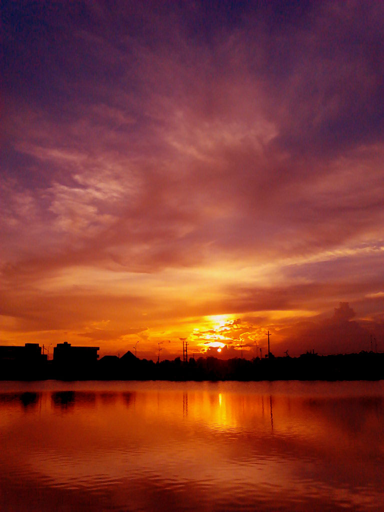 夕阳 摄影 晚霞