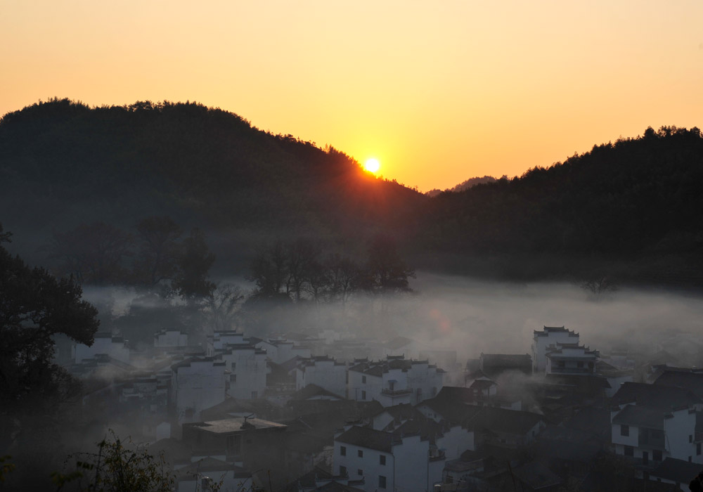 程村的早晨 摄影 云水谣