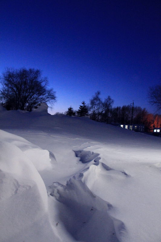 雪夜 摄影 青之